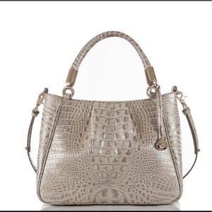 Brahmin Melbourne Sand Leather Satchel